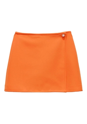 MSGM button-fastening mini skirt - Orange