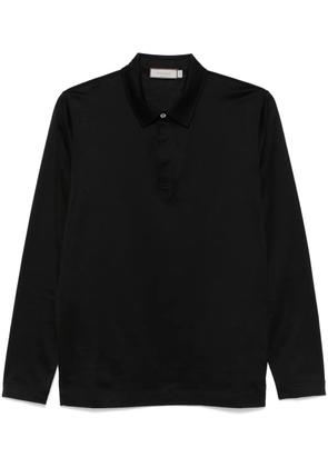 Canali lightweight-jersey polo shirt - Black