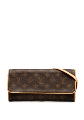 Louis Vuitton Pre-Owned 2000 Monogram Pochette Twin GM crossbody bag - Brown