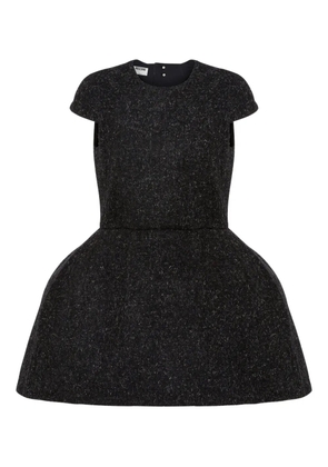 Moschino balloon short-sleeved mini dress - Black