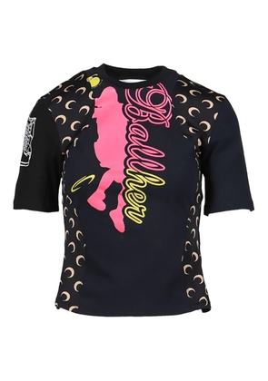 Marine Serre Regenerated Graphic T-shirt - Black