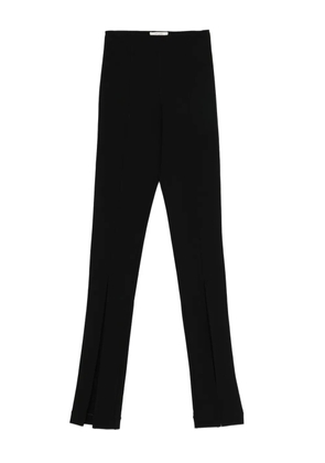 Nensi Dojaka side-slit trousers - Black