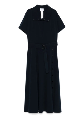 Akris Punto short-sleeve midi dress - Blue