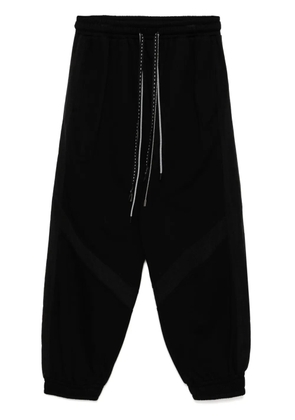 Mostly Heard Rarely Seen panelled wide-leg trousers - Black