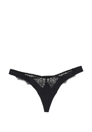 La Perla lace-detail thong - Black