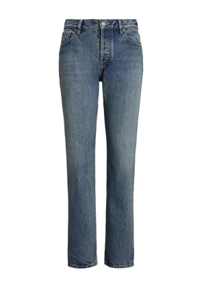 Ralph Lauren Collection Nicolet faded straight jeans - OCEAN BLUE