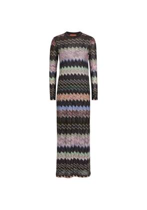 Missoni zig zag midi dress - Black