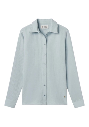 ETERNE button-down cotton shirt - Blue