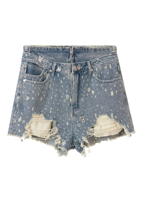 Musium Div. distressed denim shorts - Blue