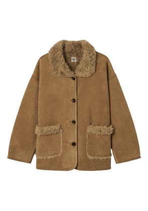 b+ab buttoned jacket - Brown