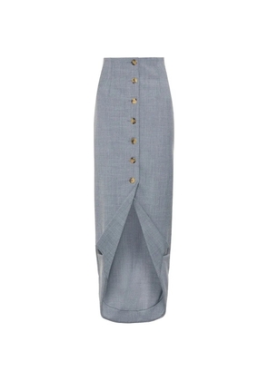 A.W.A.K.E. Mode button tailored skirt - Grey