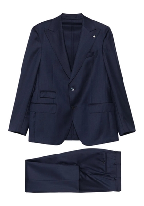 LUIGI BIANCHI MANTOVA wool suit - Blue