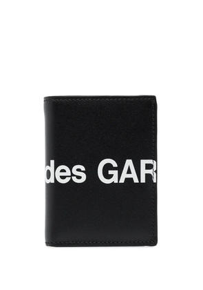 Comme Des Garçons Wallet logo-print bi-fold wallet - Black