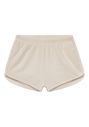 ETERNE cotton track shorts - White
