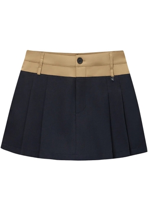 Musium Div. pleated shorts - Blue