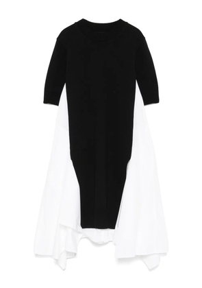 sacai poplin dress - Black