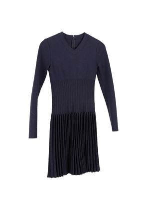 Alaïa Pre-Owned pleated mini dress - Blue