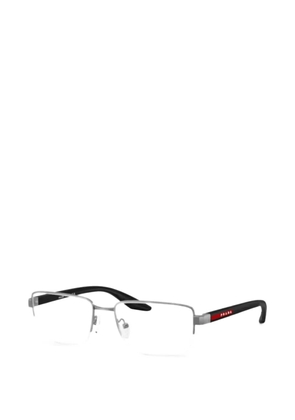 Prada Linea Rossa rectangle-frame glasses - Silver