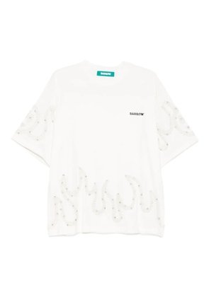 BARROW embellished T-shirt - White
