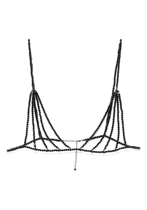 Maison Close cupless triangle bra - Black