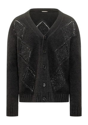 A Paper Kid Pailletes cardigan - Black