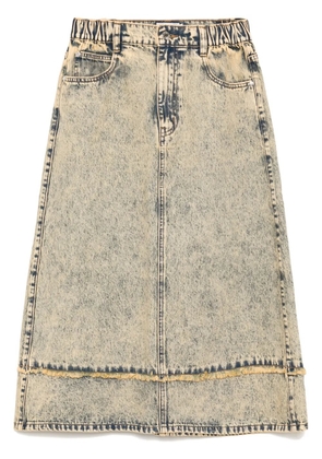 izzue faded effect skirt - Blue