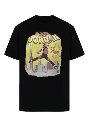 Nike Air Jordan graphic print T-shirt - Black