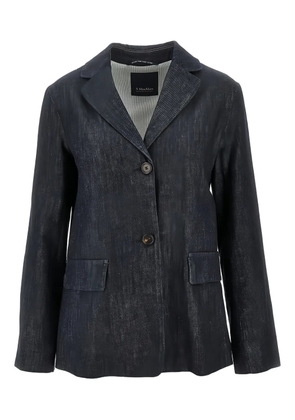 'S Max Mara notched-lapel pocket blazer - Blue