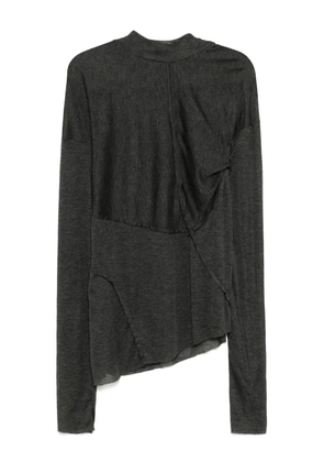 CHIAHUNG SU asymmetric T-shirt - Grey