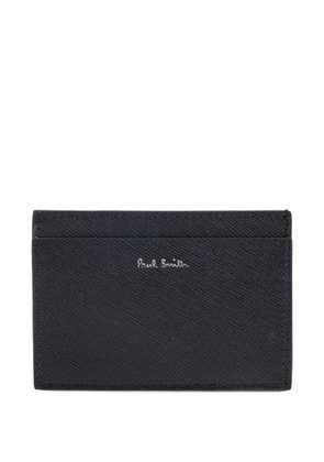 Paul Smith Pixelated Mini leather cardholder - Black
