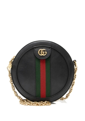 Gucci Pre-Owned 2019 Ophidia chain-strap leather shoulder bag - Black