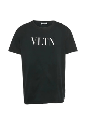 Valentino Pre-Owned logo-print cotton T-shirt - Black