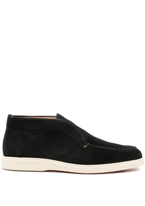 Santoni suede desert boots - Black