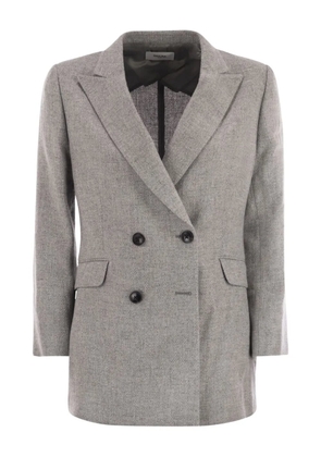 SAULINA Anita double-breasted blazer - Grey