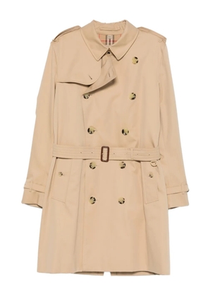 Burberry Kensington belted mid coat - Neutrals
