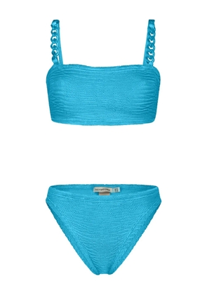 PARAMIDONNA Penelope chain two piece swimsuit - Blue