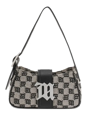 MISBHV monogram-jacquard mini bag - Grey