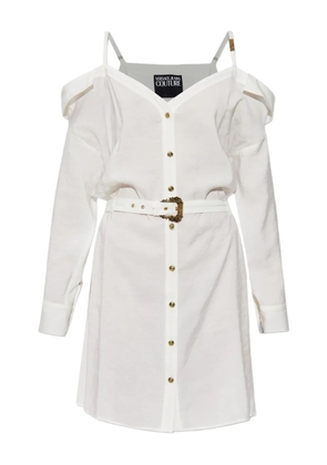 Versace Jeans Couture off-shoulder dress - White