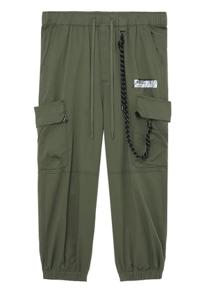 Musium Div. elasticated-waist cargo trousers - Green