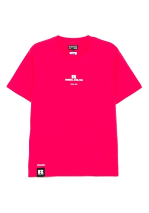 izzue logo-print T-shirt - Pink
