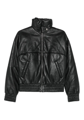 Gimaguas zip-up smocked jacket - Black