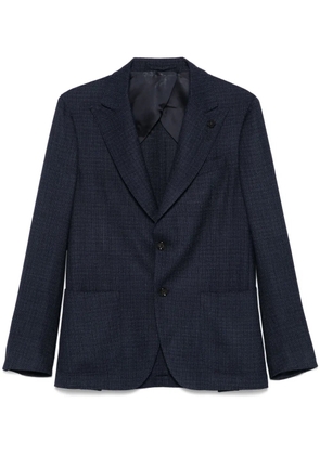 Lardini single-breasted blazer - Blue