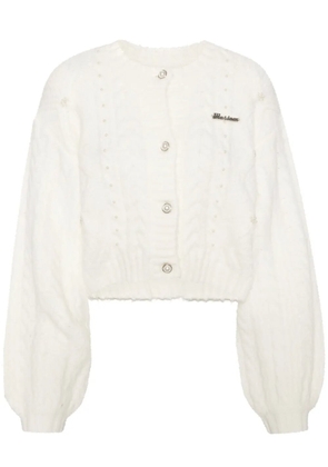 Musium Div. logo cardigan - Neutrals