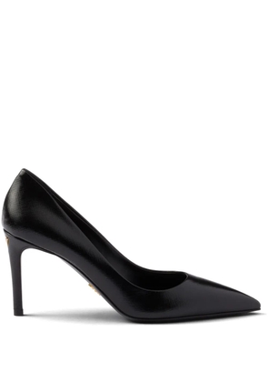 Prada 85mm Saffiano leather pumps - Black