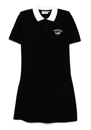CHOCOOLATE logo-embroidered dress - Black