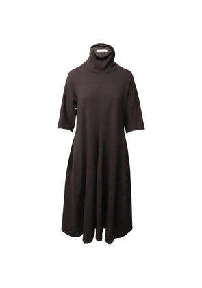 Jil Sander Pre-Owned turtleneck A-line dress - Brown