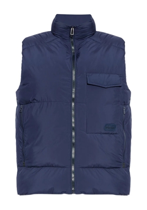 PS Paul Smith zip-fastening pocket padded gilet - Blue
