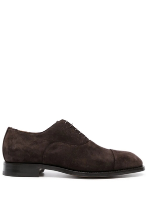 Scarosso Salvatore suede oxford shoes - Brown