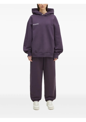 Pangaia DNA drawstring-hood hoodie - Purple