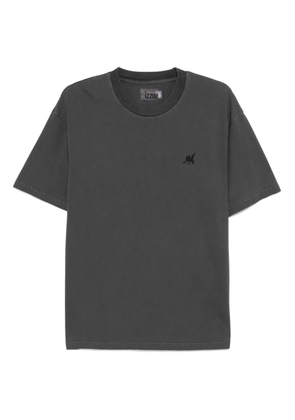 izzue embroidered T-shirt - Grey